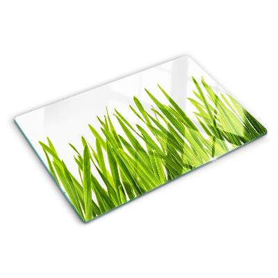 Tagliere in vetro temperato Erba verde