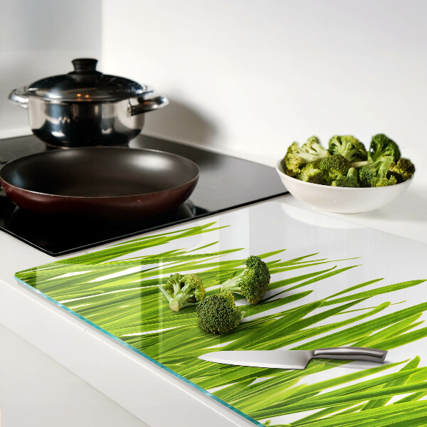 Tagliere in vetro temperato Erba verde