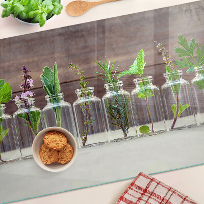 Tagliere in vetro con motivo 