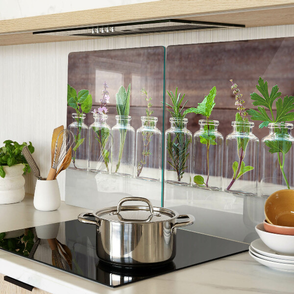 Tagliere in vetro con motivo 