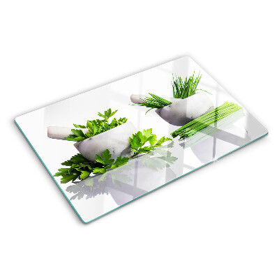 Tagliere in vetro temperato con motivo 