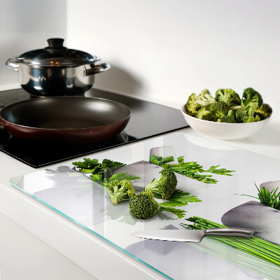 Tagliere in vetro temperato con motivo 