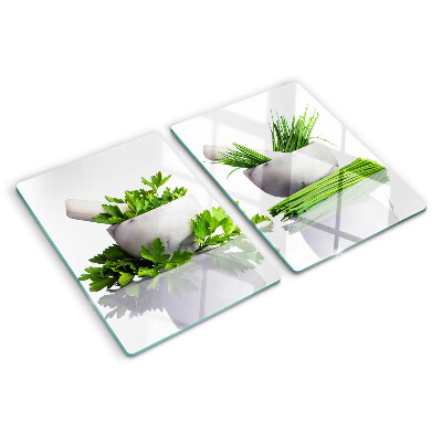 Tagliere in vetro temperato con motivo 