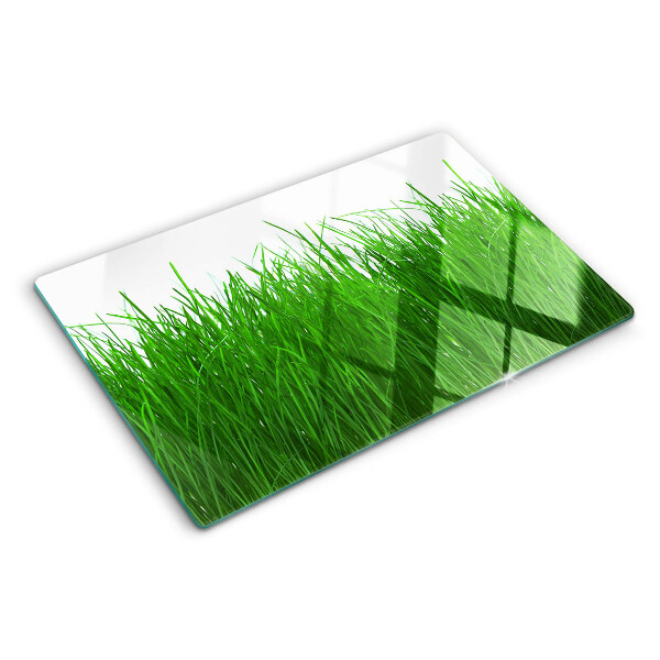 Tagliere in vetro con decorazione 