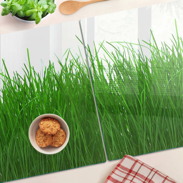 Tagliere in vetro con decorazione 