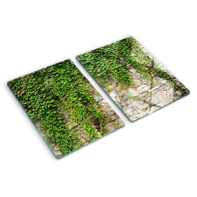 Tagliere in vetro Muro verde con muschio