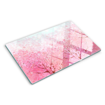 Tagliere in vetro temperato Motivi floreali sakura