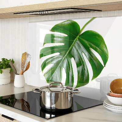 Tagliere in vetro temperato Foglie di monstera