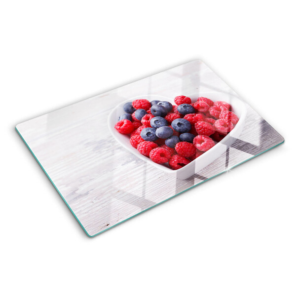 Tagliere in vetro Frutta a forma di cuore