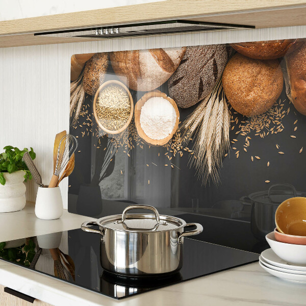 Tagliere in vetro temperato per pane e cereali