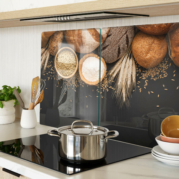 Tagliere in vetro temperato per pane e cereali