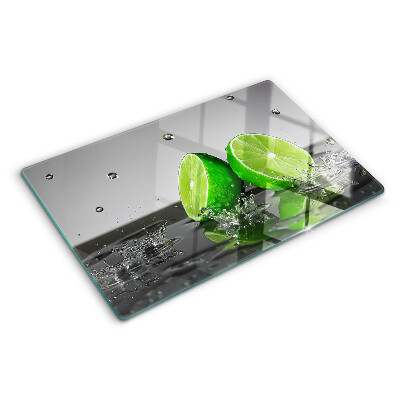 Tagliere in vetro temperato Limoni in acqua