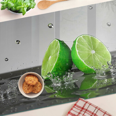 Tagliere in vetro temperato Limoni in acqua