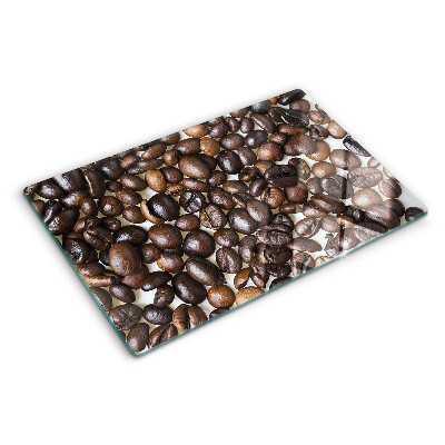 Tagliere in vetro temperato Chicchi di caffè