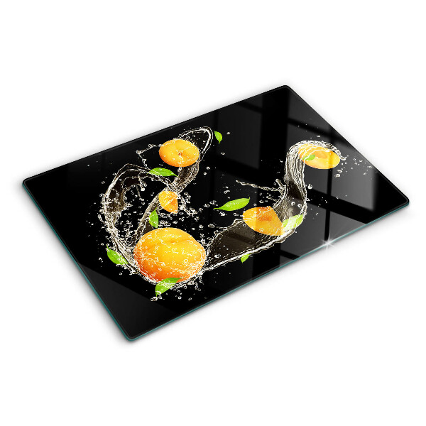Tagliere in vetro Agrumi in acqua