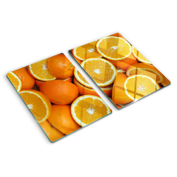 Tagliere in vetro temperato Arance a fette