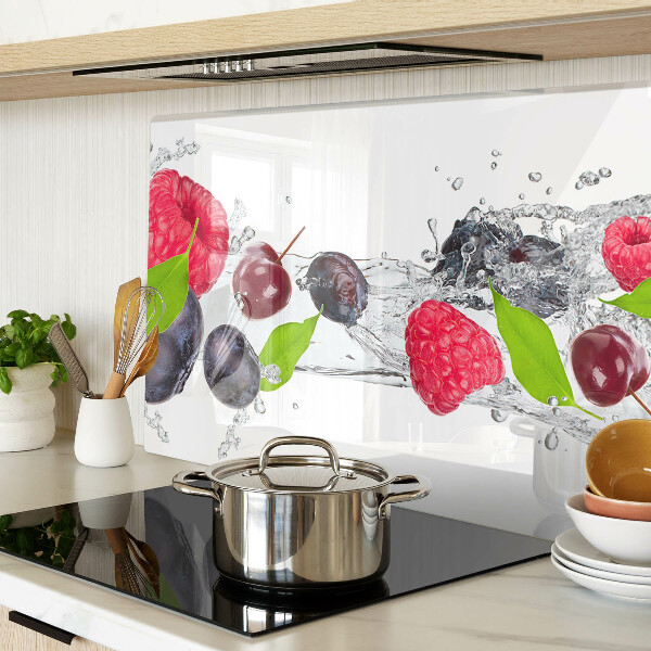 Tagliere in vetro temperato Frutta in acqua