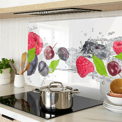 Tagliere in vetro temperato Frutta in acqua