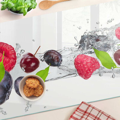 Tagliere in vetro temperato Frutta in acqua