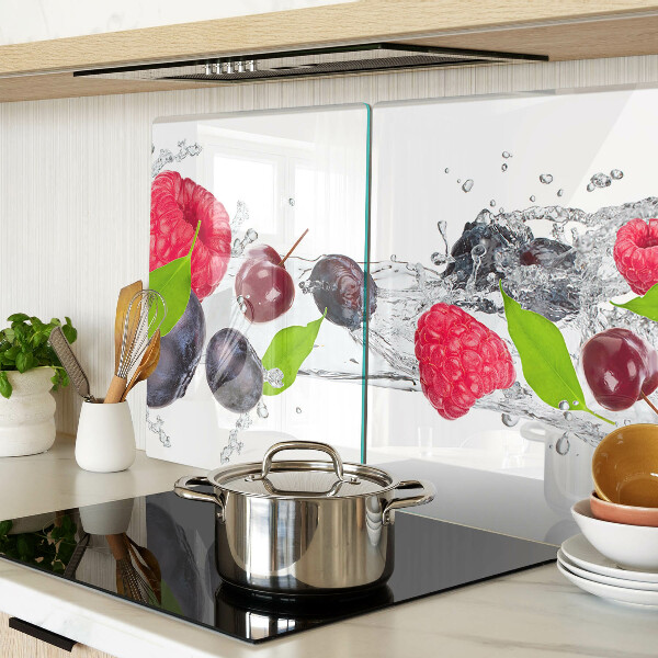 Tagliere in vetro temperato Frutta in acqua