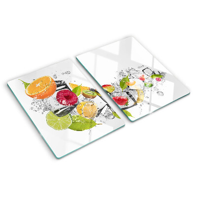 Tagliere in vetro Frutta in acqua