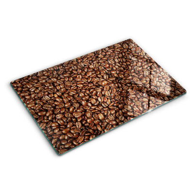 Tagliere in vetro temperato Chicchi di caffè