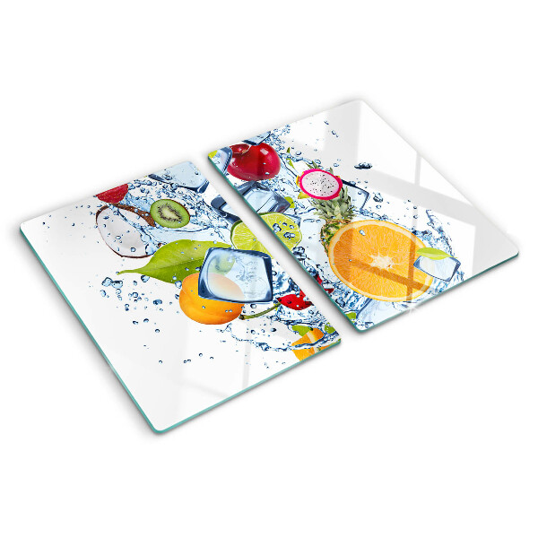 Tagliere in vetro temperato Frutta e ghiaccio