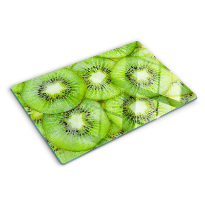 Tagliere in vetro temperato con stampa di kiwi a fette
