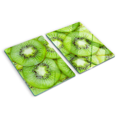 Tagliere in vetro temperato con stampa di kiwi a fette