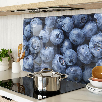 Tagliere in vetro con motivo frutti di bosco