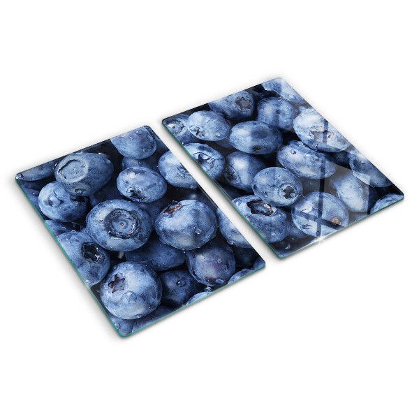 Tagliere in vetro con motivo frutti di bosco