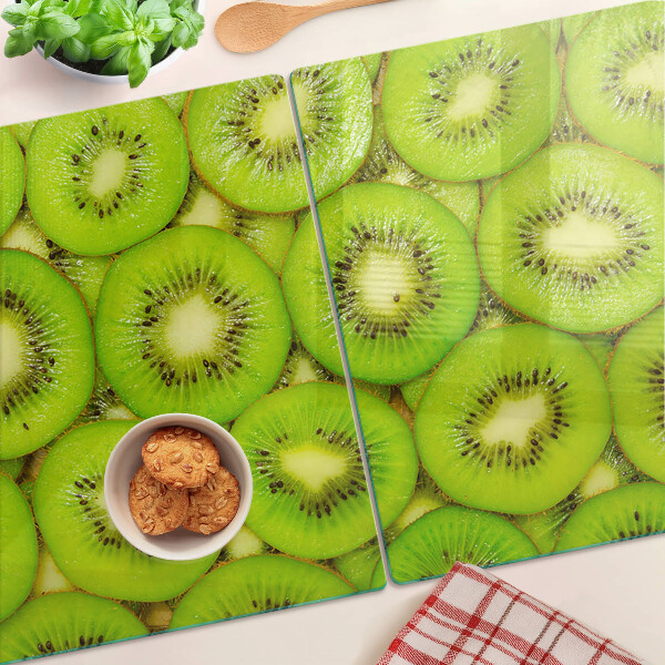 Tagliere in vetro temperato Fette di kiwi