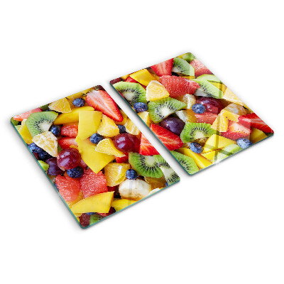 Tagliere in vetro Macedonia di frutta