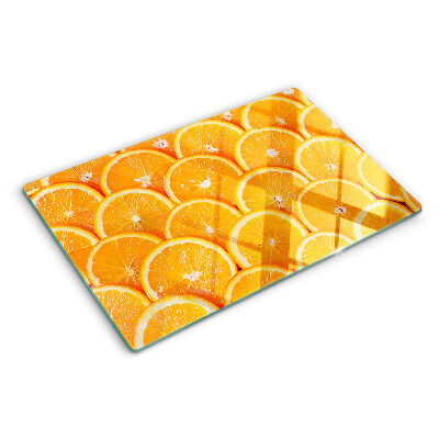 Tagliere in vetro Fette d'arancia