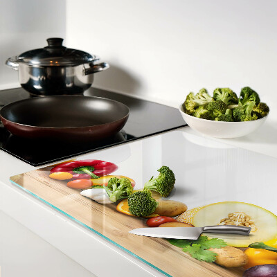 Tagliere in vetro con stampa 