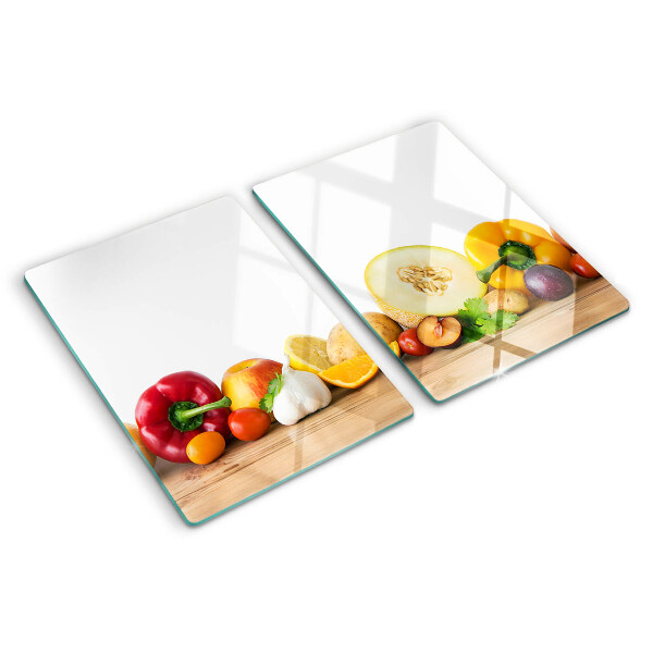 Tagliere in vetro con stampa 