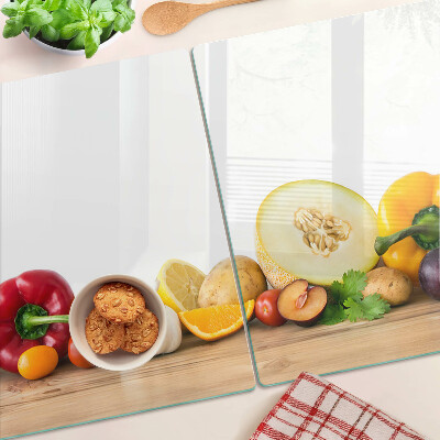 Tagliere in vetro con stampa 