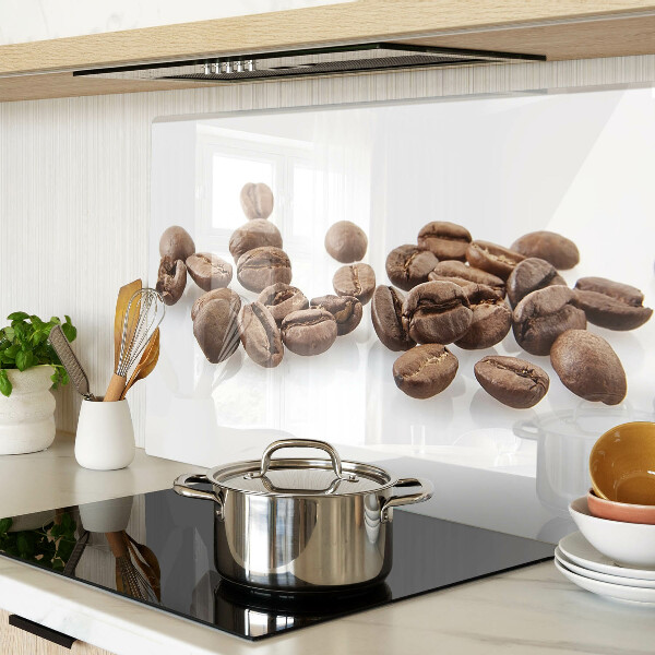 Tagliere in vetro temperato con motivo a chicchi di caffè