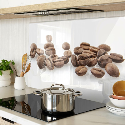 Tagliere in vetro temperato con motivo a chicchi di caffè