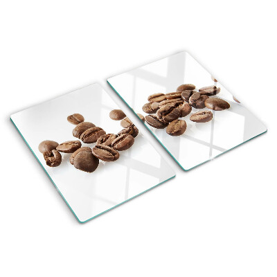 Tagliere in vetro temperato Chicchi di caffè