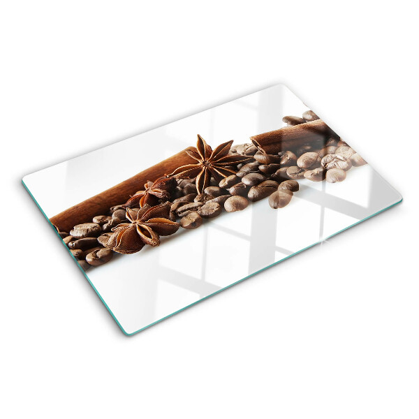 Tagliere in vetro temperato Caffè e spezie