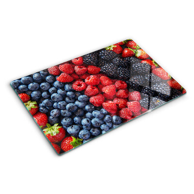 Tagliere in vetro temperato Frutti di bosco
