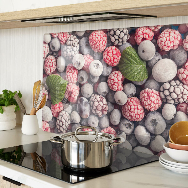 Tagliere in vetro con motivo Frutti di bosco