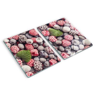 Tagliere in vetro con motivo Frutti di bosco