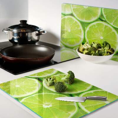 Tagliere in vetro temperato Fette di lime
