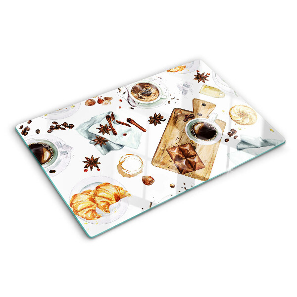 Tagliere in vetro temperato con stampa 