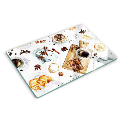 Tagliere in vetro temperato con stampa 