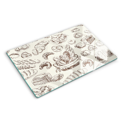 Tagliere in vetro temperato per tagliare e servire dolci e snack