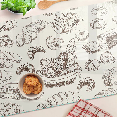 Tagliere in vetro temperato per tagliare e servire dolci e snack