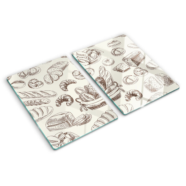 Tagliere in vetro temperato per tagliare e servire dolci e snack